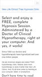 Mobile Screenshot of freehypnosisclinic.com