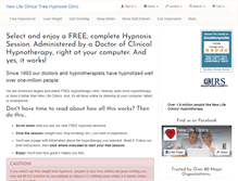 Tablet Screenshot of freehypnosisclinic.com